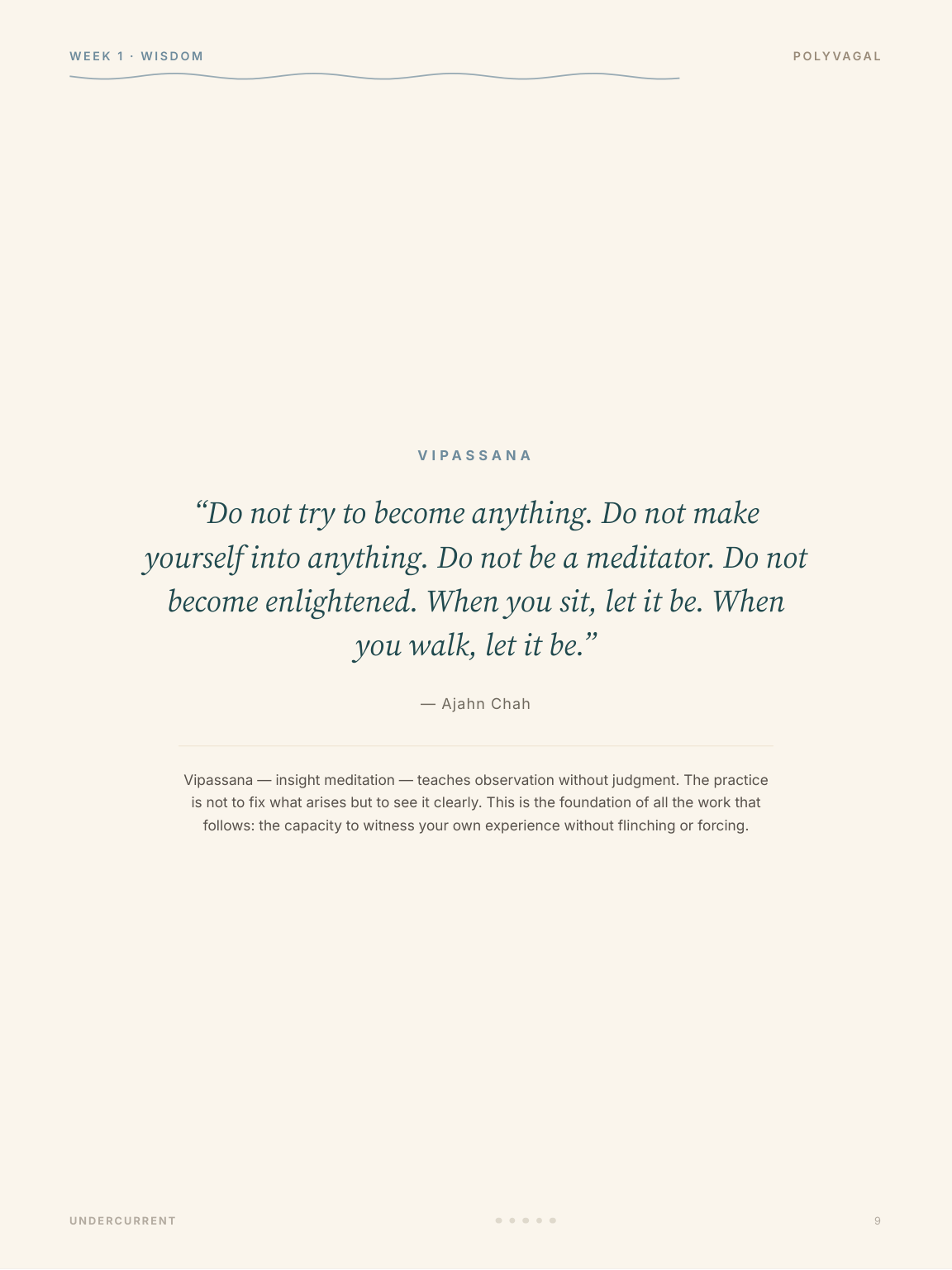 A wisdom divider